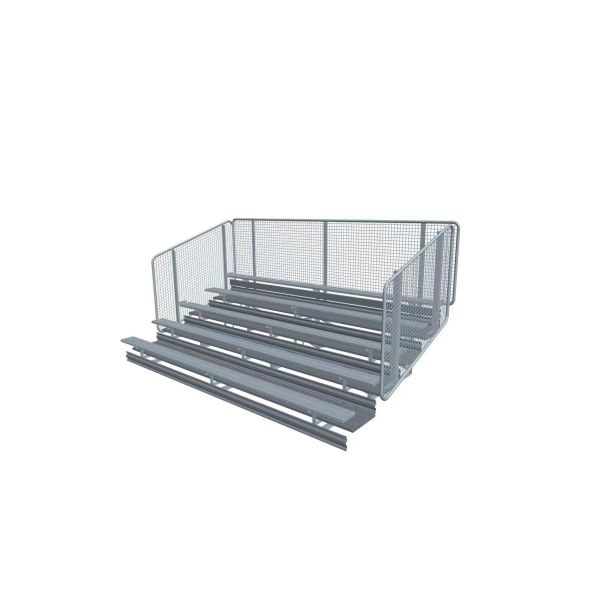Foldable Portable Aluminum Bleachers for Stadium Seating Easy to Install and Disassemble