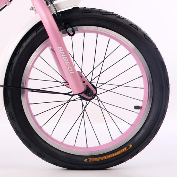 Rust Resistant Chain Aluminum Alloy Childrens Bikes Double Wall Alloy Rim Single Speed