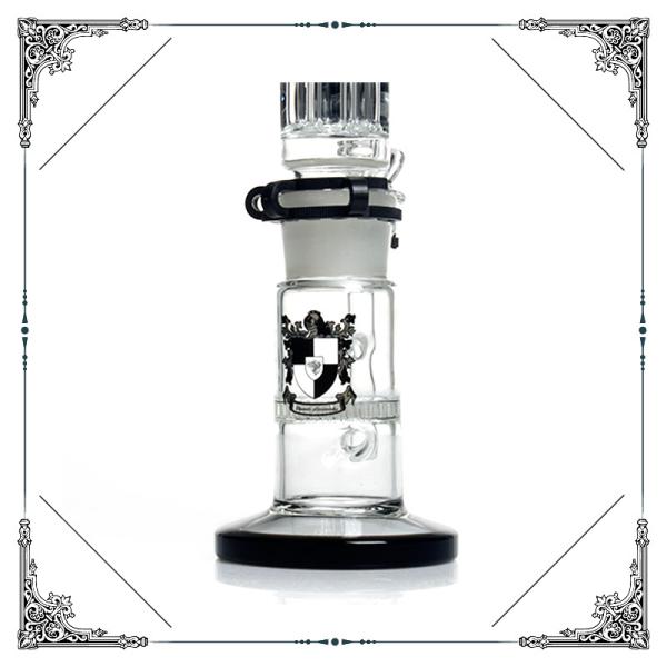 Freezable Coil Honeycomb Glass Water Pipe Reinforced 8 Arm Pillar Perc