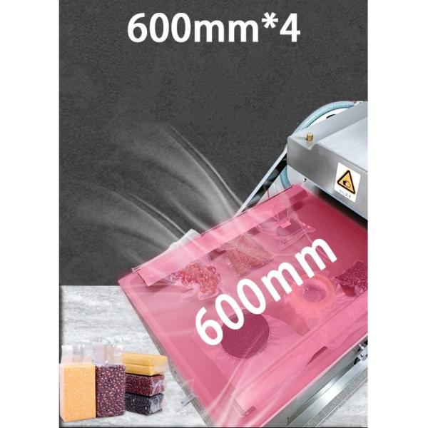 Electric Double Chamber Vacuum Packaging Sealer For Fish Steak 10 mm Sealing Width