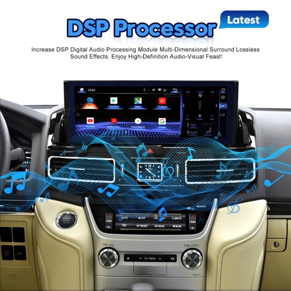 12.3 дюймовый сенсорный стерео для 20016-2020 Toyota CRUISER LC200 GPS навигационный мультимедийный проигрыватель беспроводный Carplay BT 4G