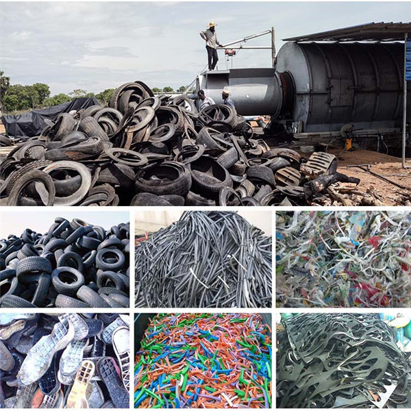 Turnkey Project Industrial Waste Scrap Waste Tire To Oil Pyrolysis Equipment