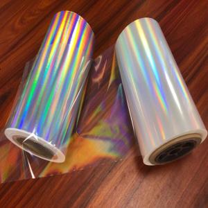 Opaque Self Adhesive Holographic Film Christmas Wrapping Film Roll / Sheets
