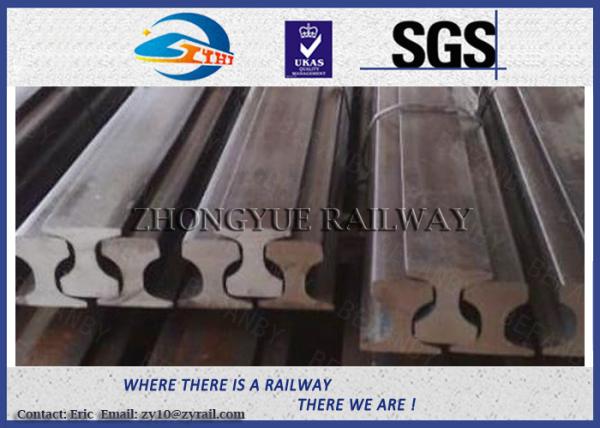 Customized Railroad Steel Crane Rail , American / BS / UIC860 / UIC50 Standard