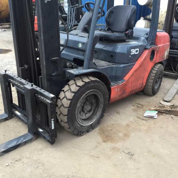 Toyota 8FD30 Diesel Used Diesel Forklift Truck 1200mm Fork Length