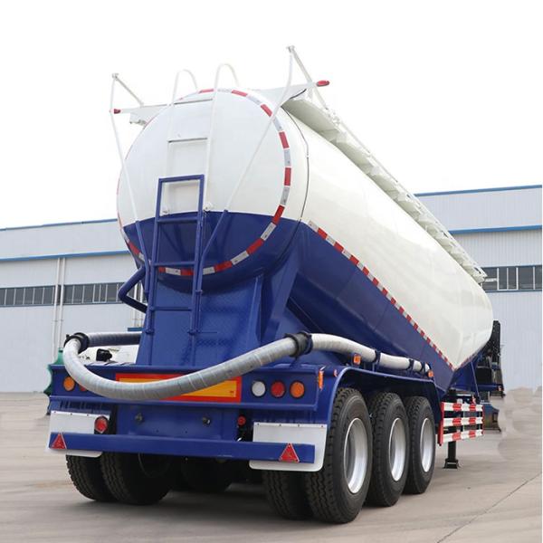 Mineral Powder Transport 3 Axles 45cbm Cement Semi Trailer Tank Truck with Fuwa Axle