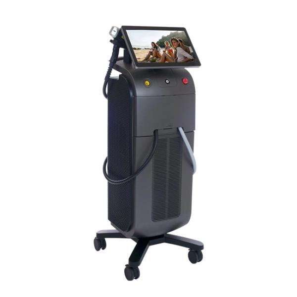 DFLASER Beauty Equipment  Ice Titanium Platinum Dual Connectors Diode Laser 755+808+1064 Hair Removal