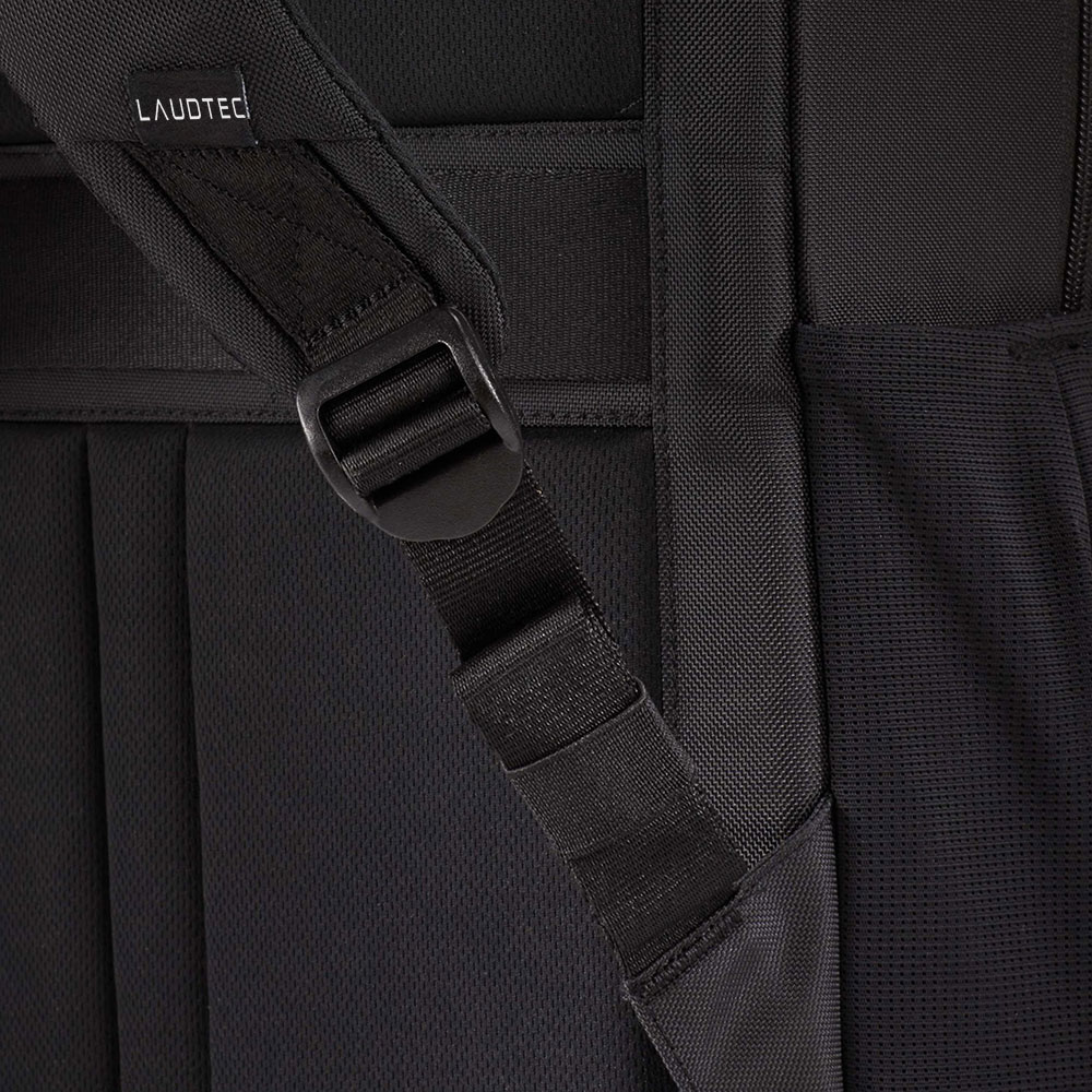 For 15.6-Inch Black Laptop Backpack Custom Logo 12-Inch Tablet Pocket High-Capacity Travel Computer Bag Polyester DNB59