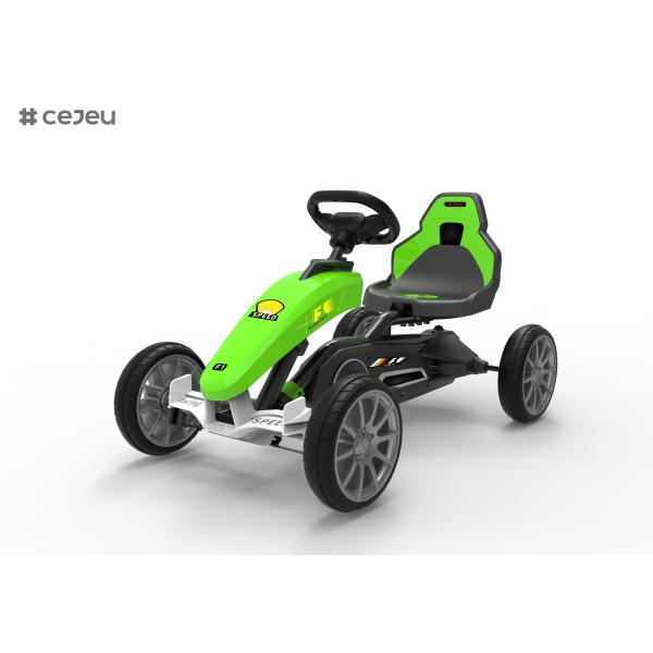 12V Battery Kids Go Karts Stroller for Toddlers Two-Seat Off-Road Car Toy