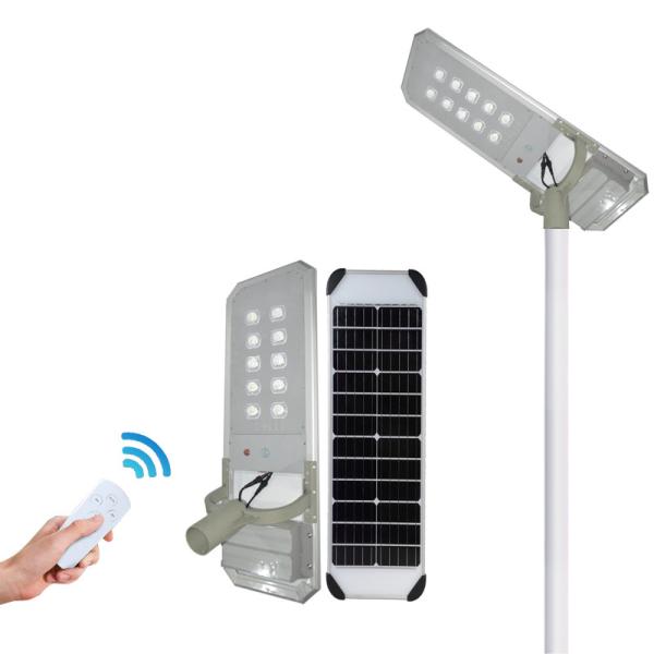 O parque de estacionamento 200w integrou ângulos solares conduzidos da célula solar 8 da luz de rua 10 cabeças 1100x396x95mm