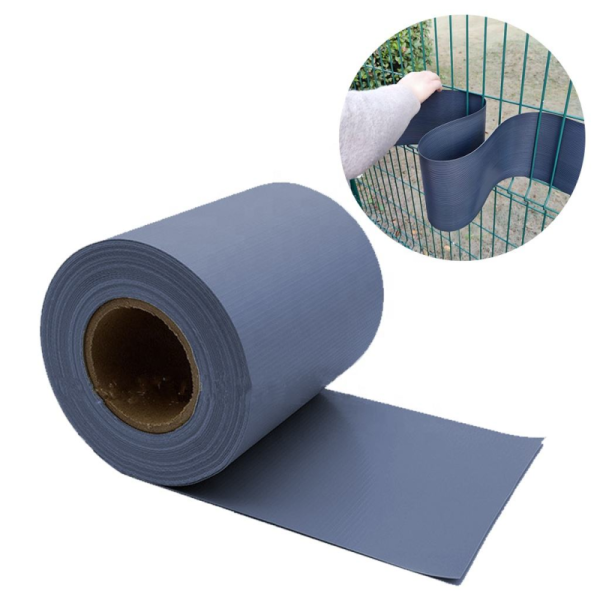 PVC Outdoor Fence Tarpaulin Laminated Cross/Plain Style Waterproof Anti-UV