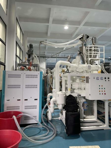 PET Crystallizer Dryer OCR-450 for PET PLA PA TPU Sticky Regrind Material made of Stainless Steel with High-torque Motor