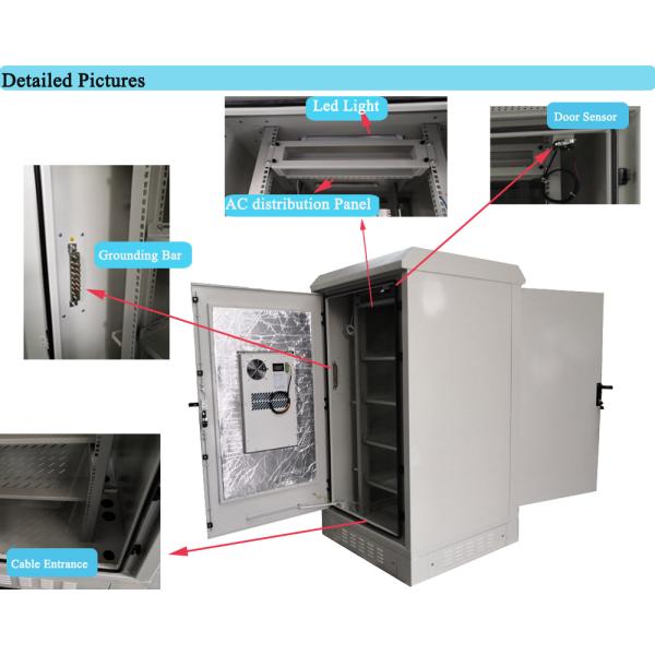 Приложение телекоммуникаций анти- ржавчины нержавеющей стали на открытом воздухе