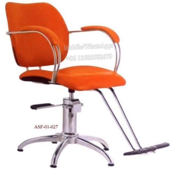 ASF-01-027 Salon Equipment Manufacturer Orange Color Wholesales Cheap Price Barber Chair