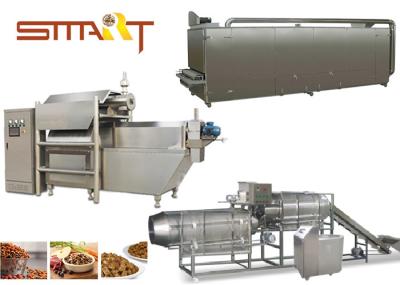 500 - linha de produção do alimento para cães 600kg/Hr, alimentos para animais de estimação/extrusora alimentação dos peixes
