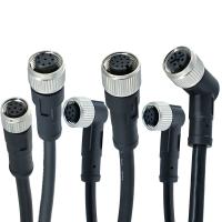 Circulaire m12 à m8 3-12 contacts A-X capteur codé extérieur ip68 câble connecteur m12 m8 fil automatique