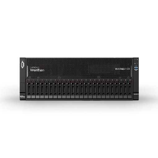 Lenovo Wentian WA5480 G3 AI 4U Server 8592 8580 PCIe 5.0 N+N Redundant 10GPU OCP3.0 NICs HBA RAID