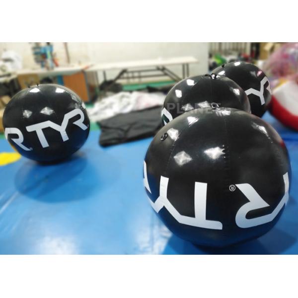 Impresión inflable del logotipo de la boya del marcador de la esfera flexible para el acontecimiento del día de fiesta