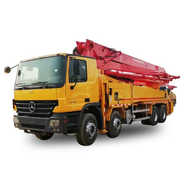 42 Meter Putzmeister Beton Pump Used Truck Mounted Red Color