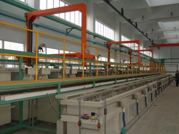 Linha de produção galvanizada Linha de produção de oxidação de alumínio Linha de produção de prata revestida de ouro Linha de produção de galvanização