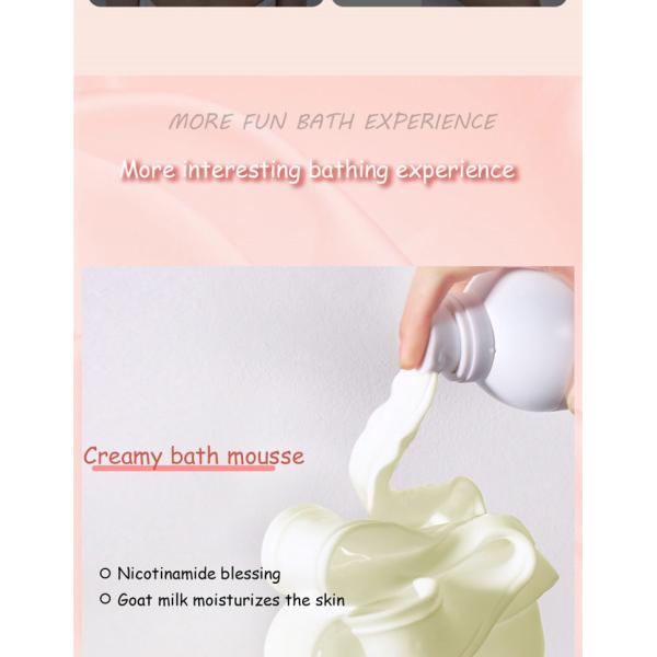 Goat Milk Hotel Shower Gel Bath Shower Mousse Foam Body Bubble Wash Lotion