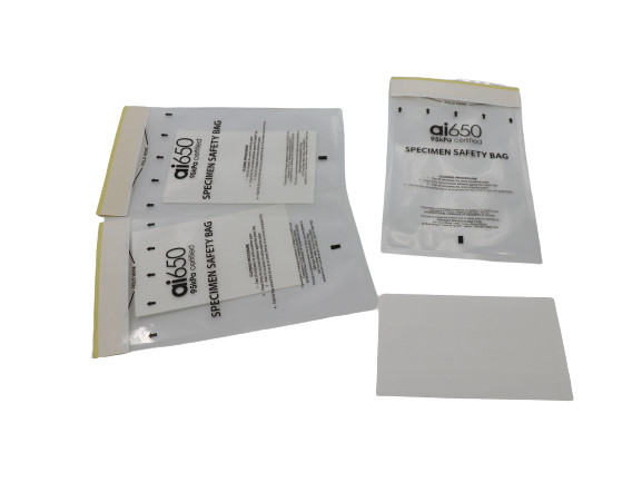 Polyethylene 95kPa Medical Specimen Transport Carrier Bag Individual Pouch