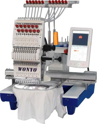 12 Needles Single Head Embroidery Machine