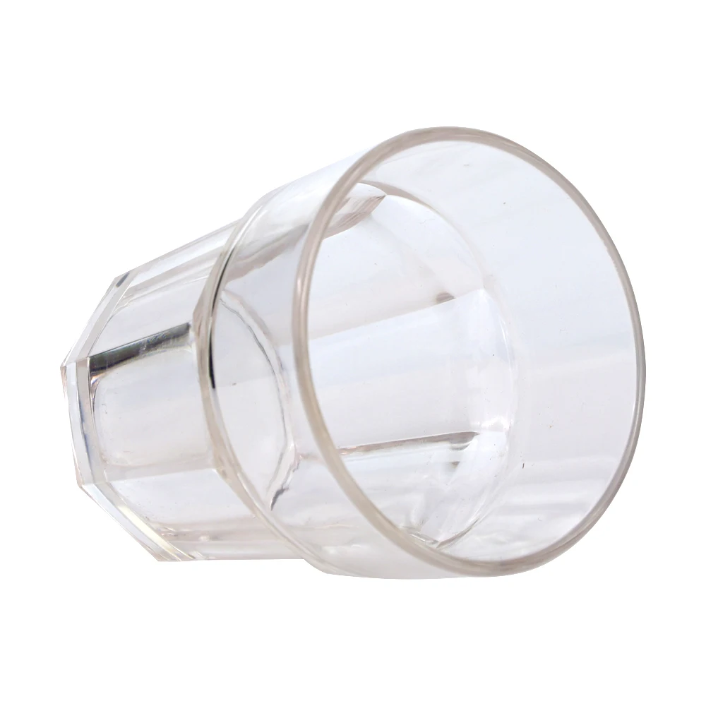 Custom Color 200ml Plastic Shot Glass PC Material Octagon Cup Unbreakable OEM