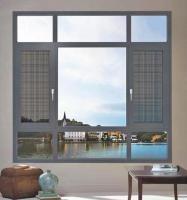 Soundproof Aluminum Casement Windows Insulation  for Office / Building