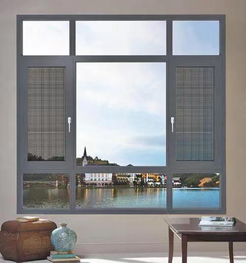 Soundproof Aluminum Casement Windows Insulation  for Office / Building