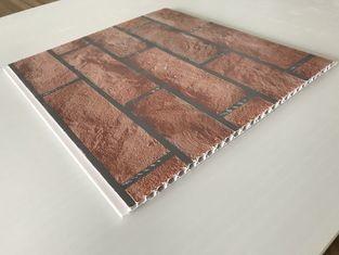 Brick Decorative Plastic Wall Panels Hot Stamping X Hollow Core Structure