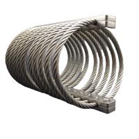 De acero inoxidable amortiguadores de fricción de cable de montaje de cuerda de alambre de choque