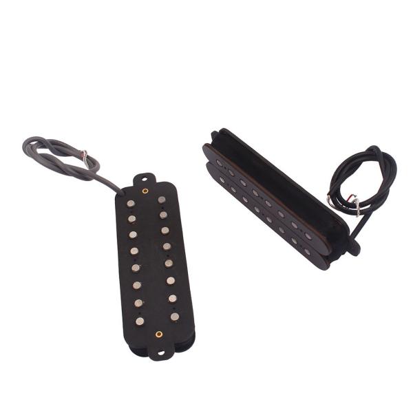 Alnico 5 Humbucker Pickups Double Coil Pickup Set 8 strings Electric Guitar Vulcanized Fiber cover