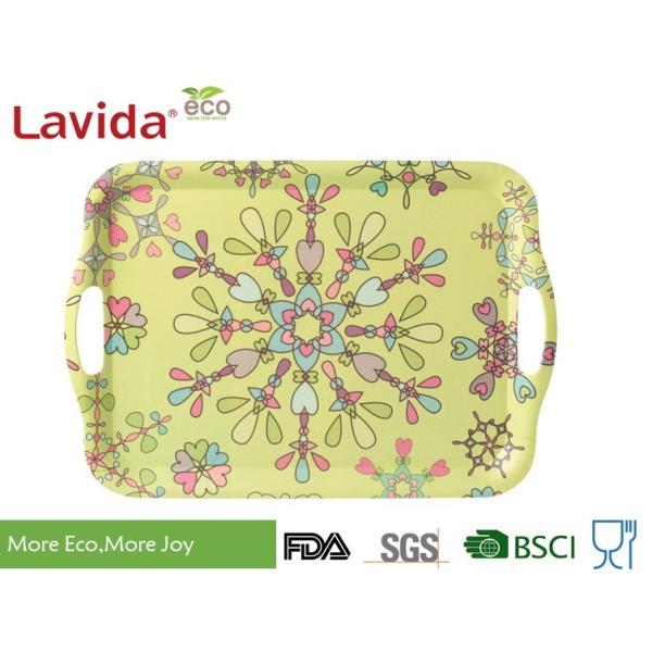 Non - Fragile Large Rectangular Tray Waterproof High Temperature Tolerance Mixed Color