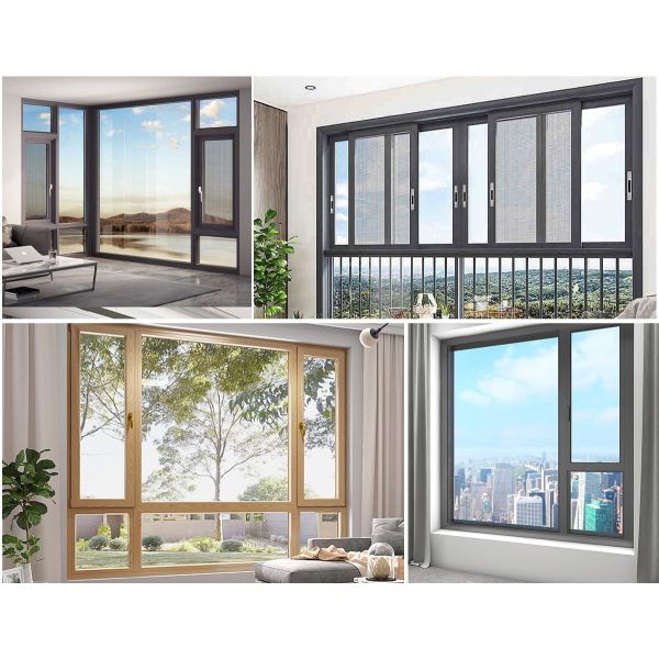 Window Aluminium Profile Powder coating Medium Gloss RAL Color Available