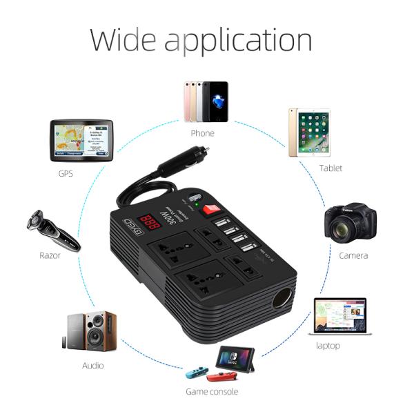 Best Sale 300W Car Power Inverter Dc 12V To Ac 110V Car Charger 300W Power Inverter Dc 12V To 110V Ac Car Inverter