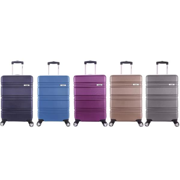 Valise de voyage pour PC 22-26 pouces Vert/Beige/Bleu/Noir, légère, durable, avec roulettes pivotantes, ensembles de bagages portables pour le voyage