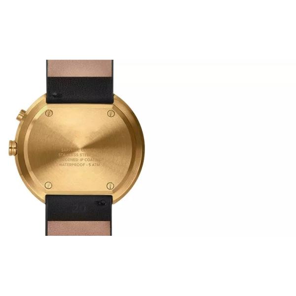 chronograph Matte Black Wrist Watch ROHS Approved 5atm Waterproof