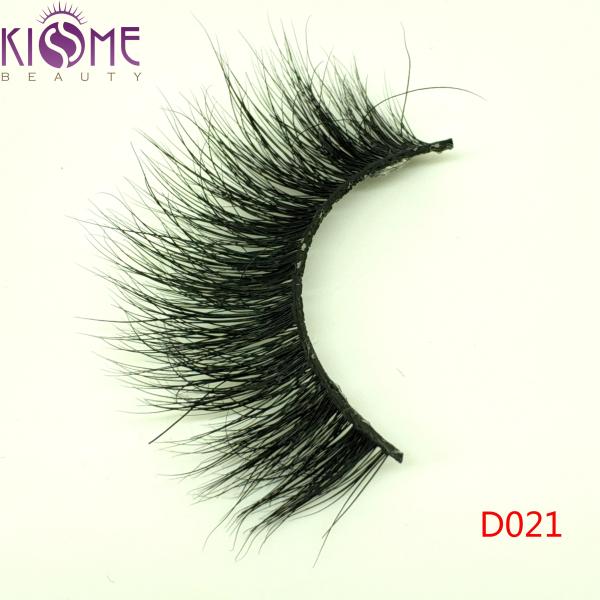 Long Lasting Real Mink Cluster Lashes Non - Irritating Black Cotton Stalk