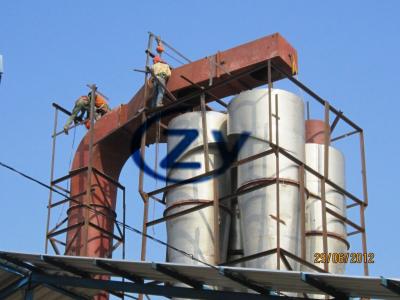 Secador instantâneo de fluxo de ar SS304 quente para capacidade da farinha da mandioca a grande de 2 toneladas/H