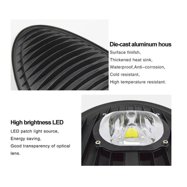 Solar Power High Lumen 30W 60W 100W 150W Cob Street Light With Solar Panel Aluminum die-casting housring