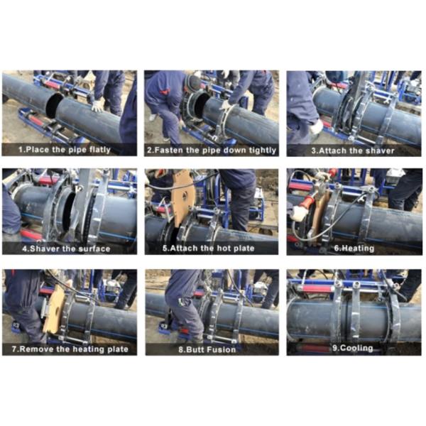 Сварочные аппараты сплавливания батта HDPE гидравлические на пластиковая труба 3,35 KW