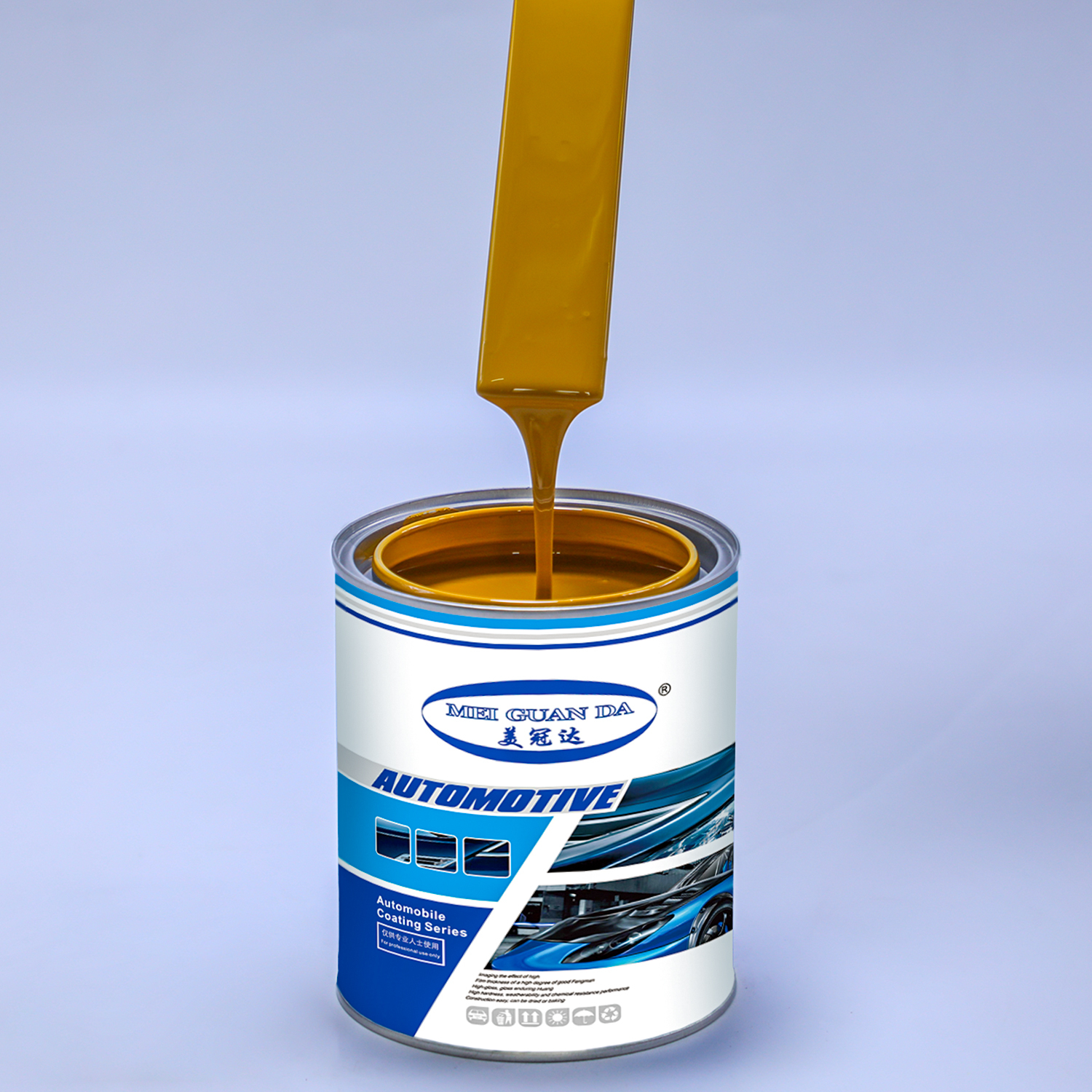215 Mud Yellow Professional 2K Refinish Tinter For Commercial Vehicle Repair