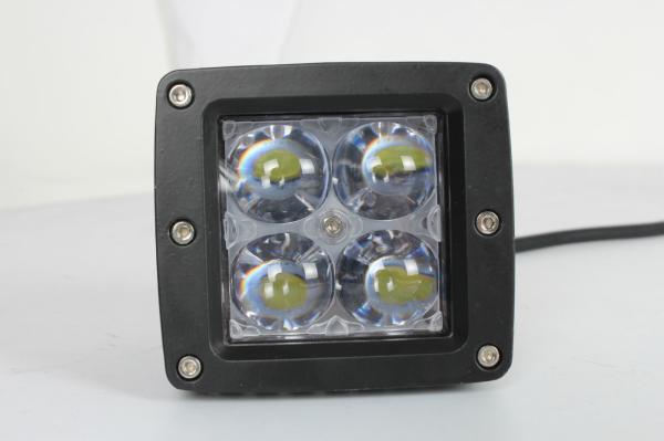 16W 3.5 Inch 4D LED Vehicle Work Light , LED Car Headlight for Truck 4WD Tractor