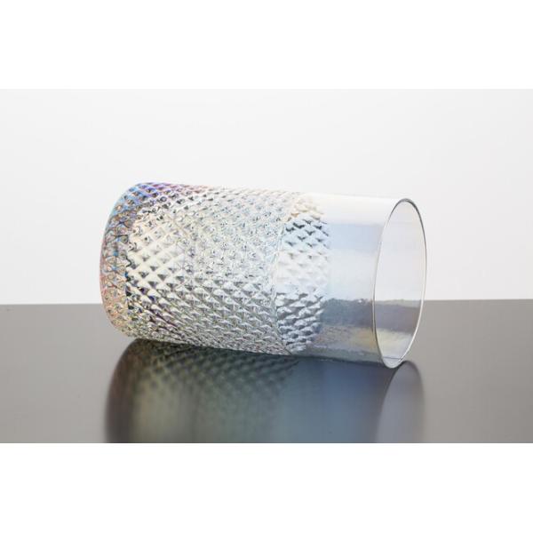 Rainbow Coloured Highball Drinking Glasses 12 Oz 18 Oz Double Old Fashioned