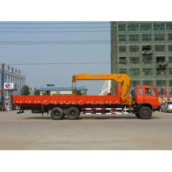 Dongfeng/HOWO/Foton/FAW 6*4 10ton Hoisting Truck Mounted with Hydraulic Straight 4-Arm Telescopic Boom Crane