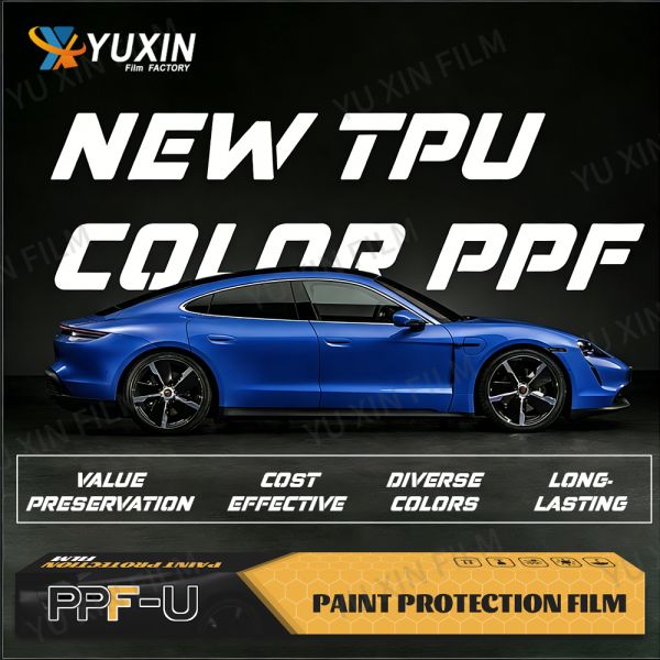300+color Self Healing Color Change Anti-Yellow Clear PPF Hydrophobic Car Paint Protection Film
