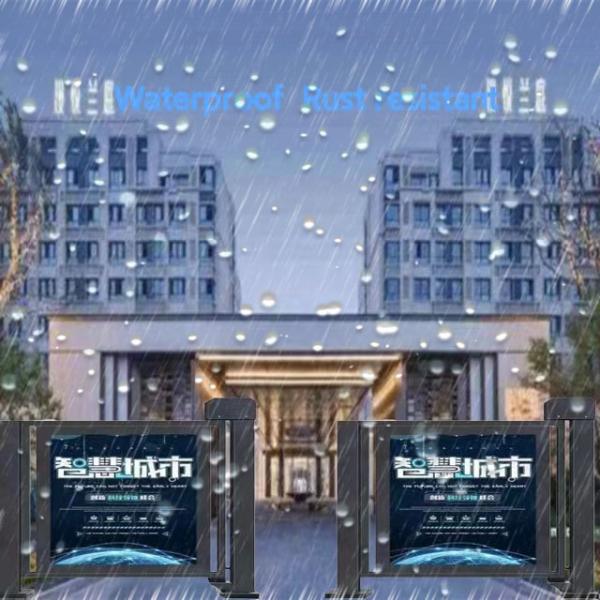 24В постоянный пешеходный барьерный ворота настройки с распознаванием лиц