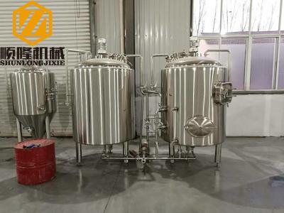 Stainless Steel Industrial Brewing Equipment 500L 3 Vessels Hot Water Tank Available
