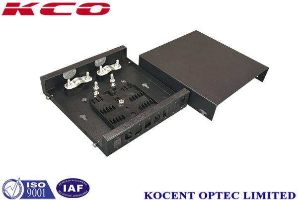 IP55 Wall Mount Fiber Patch Panel 8 Port FC ST SC LC E2000 Indoor Metallic Black